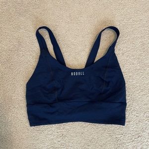 Nobull blue sports bra